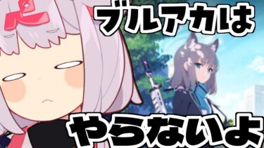 【切り抜き】ブルアカは絶対やらないんだ
