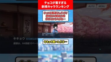 チョコが重すぎランキング #ブルアカ