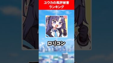 ユウカ風評被害ランキング #ブルアカ #ブルーアーカイブ