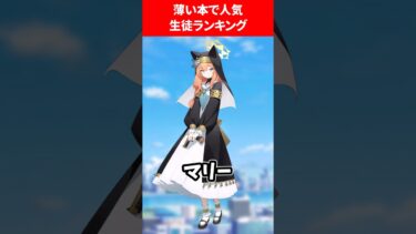 薄い本で人気ランキング #ブルアカ #ブルーアーカイブ