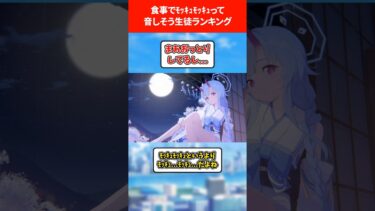ﾓｯｷｭﾓｯｷｭってメシ食べそうランキング #ブルアカ #ブルーアーカイブ