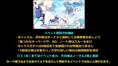 【ブルーアーカイブ】イベント「Say-Bing!」の個人的な周回方針について語る【ブルアカ】