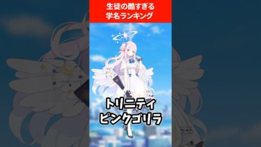 【学会】ヤバすぎるブルアカ学名ランキング #ブルアカ #ブルーアーカイブ