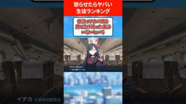 キレたらヤバいランキング #ブルアカ #ブルーアーカイブ