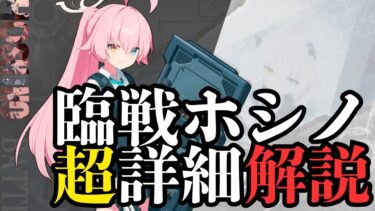 【ブルアカ3.5周年】臨戦ホシノ　超詳細解説　【ブルーアーカイブ】