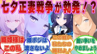 【SS】七夕の夜に好きな人と一緒にいられたら永遠に結ばれるというルールがキヴォトスに盛り込まれ、新たな正妻戦争が始まった世界線に対する反応集【ブルアカ/まとめ/反応集】