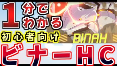 誰でも簡単、ビナーHC攻略丨初心者・新任先生向け総力戦解説(ブルーアーカイブ)(ゆっくり解説)(ブルアカ)