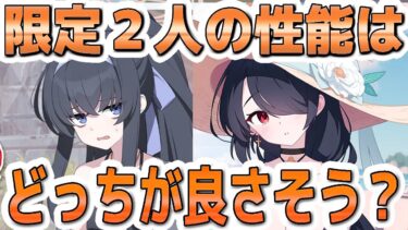 【ブルアカ】【ブルーアーカイブ】水着ウイと水着ヒナタの性能はどっちが良さそう？【夏色花梨 実況 解説】