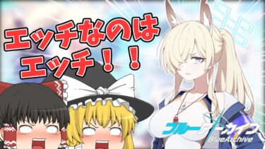 【ブルアカ】キヴォトスでのハイレグってこれがスタンダードなんですかね？？？【ゆっくり実況】