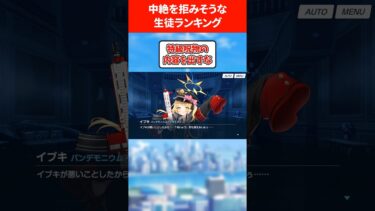 中絶を嫌がりそうなランキング #ブルアカ #ブルーアーカイブ