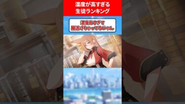 【梅雨】湿度が高すぎるランキング #ブルアカ #ブルーアーカイブ
