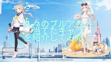 【ヒフミ愛爆発】ブルアカでガチャで当てたキャラの紹介！！！#ブルアカ #ガチャ #ゲーム実況