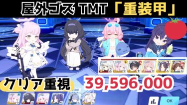 【解説付き】【クリア重視②】ゴズ TORMENT 重装甲 2凸 39,596,000 大決戦屋外戦 安定向け 【ブルアカ】