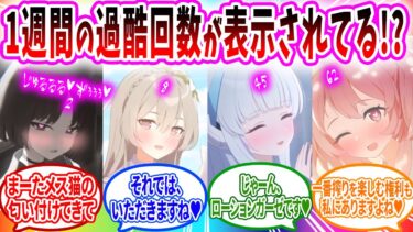 生徒の頭に1週間の過酷回数が表示され知らないうちに数字が増えていく謎へのブルアカキャラの反応【ブルーアーカイブ ブルアカ 反応集 まとめ】