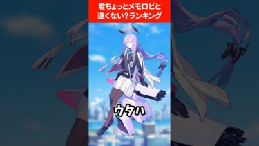 【パネル詐欺】君ちょっとメモロビと違くない❓ランキング #ブルアカ #ブルーアーカイブ