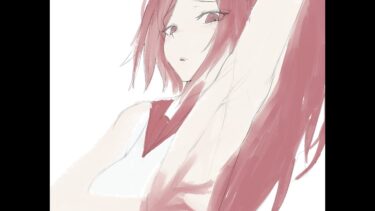 【イラスト作業配信　ブルアカ　レンゲ】それはきっと青春の香り