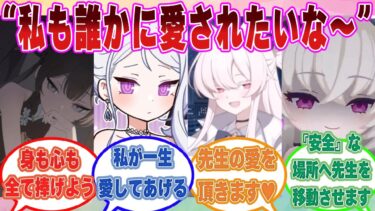【SS】先生のSNSでのクソボケ発言が拡散された結果、ブルアカ生徒たちの仁義なきアプローチ合戦が始まった世界線に対する反応集【ブルアカ/まとめ/反応集】