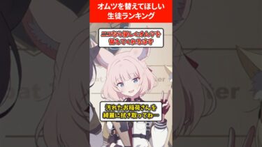 【おつむも替えろ】オムツを替えてほしい生徒ランキング #ブルアカ #ブルーアーカイブ