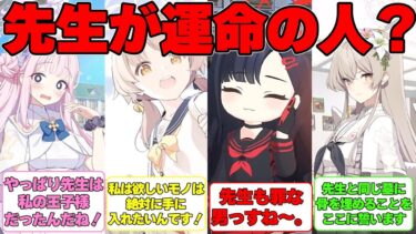 【SS】自分のヘイローを識別出来る人＝運命の人である世界線に対する反応集【ブルアカ】#ブルーアーカイブ #ブルアカ