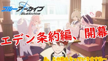 【ブルアカ】よーし！先生ゲヘナとトリニティを仲良しにさせちゃうゾ☆【初見エデン条約編１章実況】