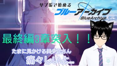 【＃ブルアカ】サブ垢で始めるメインストーリー配信＃27　メインストーリー最終編
