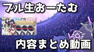 【ブルアカ】ブル生おーたむ×2 内容まとめ動画【ブルーアーカイブ】【ゆっくり】