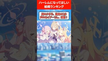 【エ●ゲ主人公】ハーレムにしたい組織ランキング #ブルアカ #ブルーアーカイブ