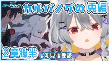 【ブルアカ】カルバノグの兎編-2章後半　情緒バグ女による初見実況【vtuber/狐々森みくら】