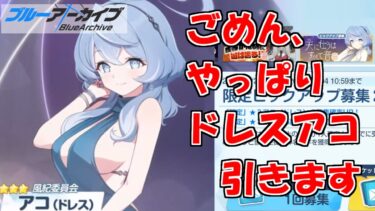 前言を翻しドレスアコガチャをブン回すブルアカを実況プレイする　＃63【ブルーアーカイブ】