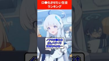 【ぺろぺろ】ひよこ化させたい生徒ランキング #ブルアカ #ブルーアーカイブ