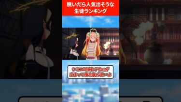 【MUTEKIデビュー】脱いだら人気出そうな生徒ランキング #ブルアカ #ブルーアーカイブ