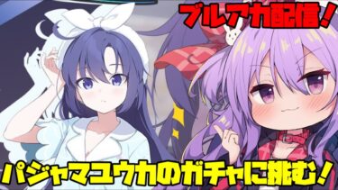 クリスマスにパジャマユウカを狙って有り金溶かすガチャ配信【ブルアカ】#vtuber