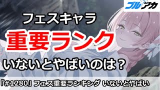 【ブルアカ】フェスキャラ重要ランキング！いないとやばいのは誰？【ブルーアーカイブ】