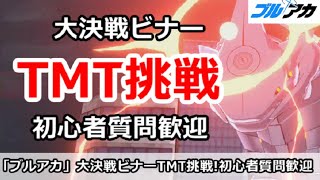 【ブルアカ生放送】大決戦ビナーTMT挑戦！ブルアカ初心者質問歓迎