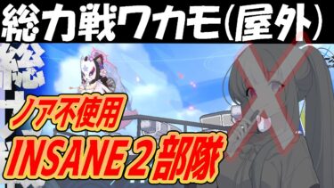 【ブルアカ】総力戦ワカモホバークラフトINSANE２部隊クリア解説（ノア不使用）【ブルーアーカイブ】