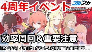 【ブルアカ】4周年セイアイベント 効率周回＆重要注意 (CODE BOX ミレニアムに迫る影)【ブルーアーカイブ】