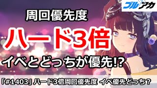 【ブルアカ】ハード3倍周回優先度！イベントとどっちが優先！？【ブルーアーカイブ】