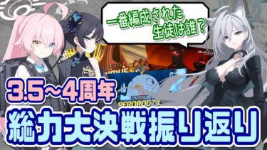 【ブルアカ】3.5～4周年の総力戦・大決戦振り返りまとめ【ブルーアーカイブ】