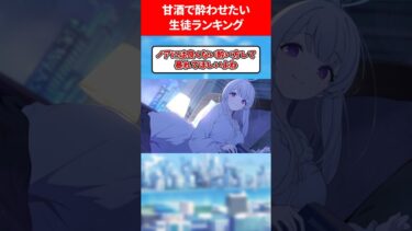 甘酒で酔わせたい生徒ランキング #ブルアカ #ブルーアーカイブ