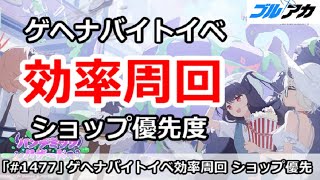 【ブルアカ】ゲヘナバイトイベント 効率周回＆ショップ優先度 (パンデミックハザード)【ブルーアーカイブ】