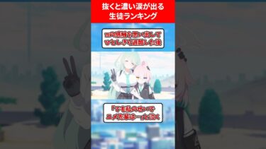 抜くと濃い涙が出る生徒ランキング #ブルアカ #ブルーアーカイブ