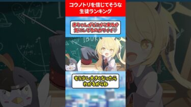 コウノトリを信じてそうな生徒ランキング #ブルアカ #ブルーアーカイブ