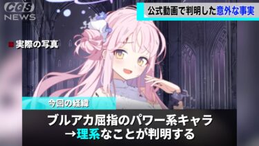 ブルアカのパワーキャラ、理系だということが判明し話題になるwww
