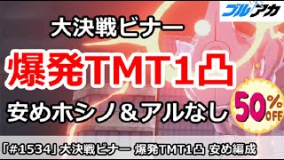 【ブルアカ】大決戦 ビナー 爆発TMT1凸攻略 安め水着ホシノ＆ドレスアルなし編成！ (39,310,800/TORMENT/屋外/3月)【ブルーアーカイブ】