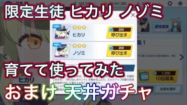 【#ブルアカ】新規限定生徒 ヒカリ ノゾミ 育てて使ってみた 性能速報 おまけガチャ ずんだもん音声字幕解説 biimシステム 【ブルーアーカイブ】