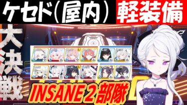 【ブルアカ】大決戦ケセド（屋内）軽装備INSANE2部隊クリア解説（27,653,633pt）【ブルーアーカイブ】