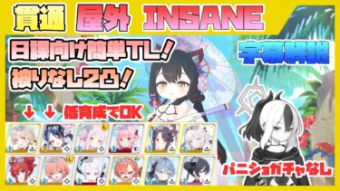 【字幕解説】総力戦 ホバークラフト 屋外 INSANE 27351105pt【ブルアカ】