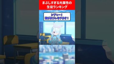 まぶしすぎる光の生徒ランキング #ブルアカ #ブルーアーカイブ