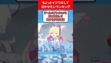 ちょっとイジワルして泣かせたい生徒ランキング #ブルアカ #ブルーアーカイブ