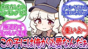 先生以外に拠り所がない女 アオバに対する先生の反応集【ブルーアーカイブ -Blue Archive- 反応集】